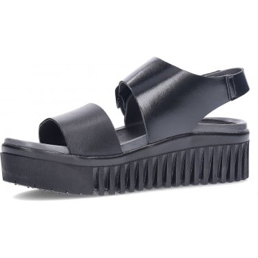Sandalia con plataforma ART Brighton 1578 BLACK