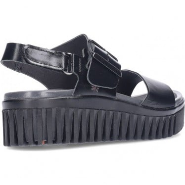 Sandalia con plataforma ART Brighton 1578 BLACK