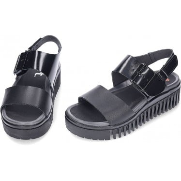 Sandalia con plataforma ART Brighton 1578 BLACK