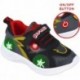Deportivas con luz para chico Garvalin 252800 Running NEGRO_A054