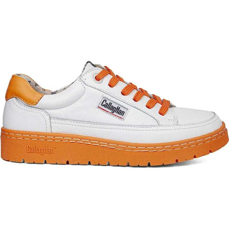 Deportiva CALLAGHAN 55804 Petete BLANCO_NARANJA