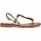 Sandalias para mujer GEOX Maddalusiac D55YMF GOLD