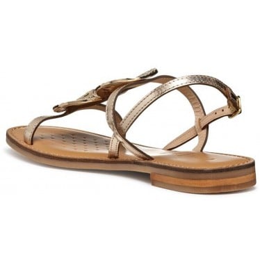 Sandalias para mujer GEOX Maddalusiac D55YMF GOLD