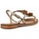 Sandalias para mujer GEOX Maddalusiac D55YMF GOLD