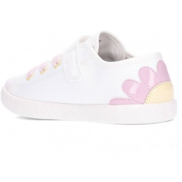 Deportivas para chica GEOX Gisli J554NC WHITE_PNIK