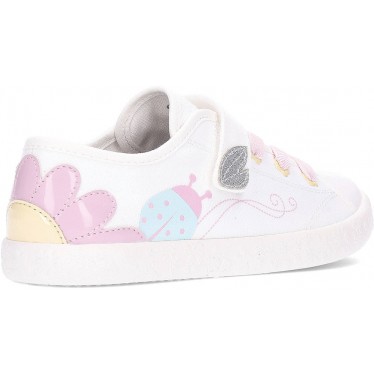 Deportivas para chica GEOX Gisli J554NC WHITE_PNIK