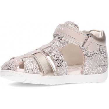 Sandalias para niña GEOX Macchia B254WB BEIGE_GOLD