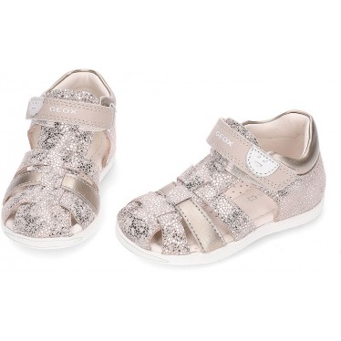 Sandalias para niña GEOX Macchia B254WB BEIGE_GOLD