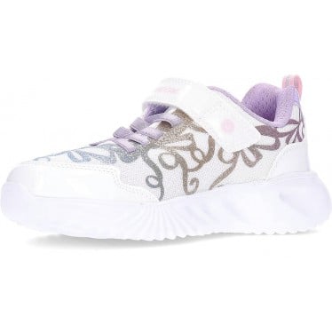 Sneakers con luz GEOX Assister J55E9A WHITE_MULTICOLOR