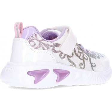 Sneakers con luz GEOX Assister J55E9A WHITE_MULTICOLOR