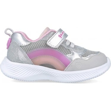 Deportivas para chica Garvalín 252801 Luces PLATA_B198