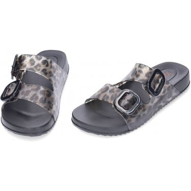 Sandalia de mujer IGOR Habana Brillo Leo S10336 NEGRO