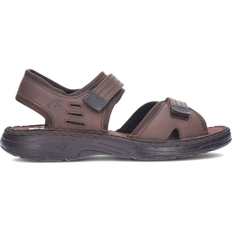 Sandalias de piel FLUCHOS Azores F2197 MARRON_NEGRO