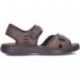 Sandalias de piel FLUCHOS Azores F2197 MARRON_NEGRO