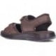 Sandalias de piel FLUCHOS Azores F2197 MARRON_NEGRO