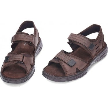 Sandalias de piel FLUCHOS Azores F2197 MARRON_NEGRO