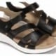SANDALIA FLUCHOS YAGON F1478 NEGRO