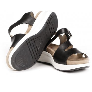 SANDALIA FLUCHOS YAGON F1478 NEGRO
