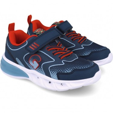 Deportivas con luz para chico Garvalin 252828 Halo luces AZUL_MARINO_A089
