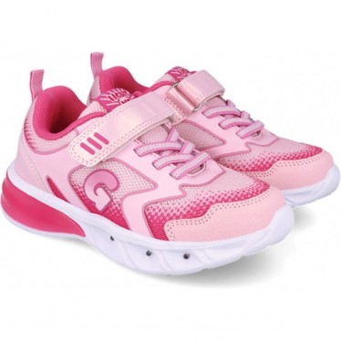 Deportiva con luz para chica Garvalin 252828 Halo ROSA_C032