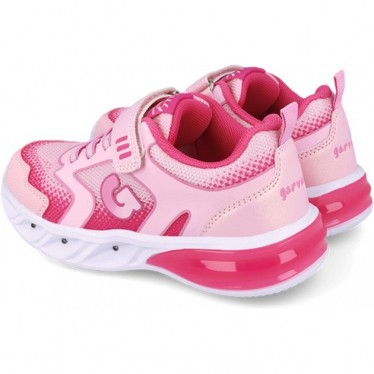 Deportiva con luz para chica Garvalin 252828 Halo ROSA_C032