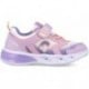 Deportiva con luz para chica Garvalin 252828 Halo BLANCO_LILA_D661