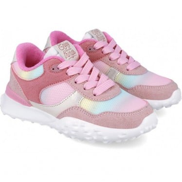 Deportivas para chica Garvalin 252830 Cordones ROSA_D032