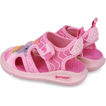 Sandalias de playa para chica Garvalin 252846 Wave print ROSA_B032