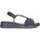 Sandalia PAULA URBAN Sunset 30-718 NEGRO
