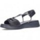 Sandalia PAULA URBAN Sunset 30-718 NEGRO