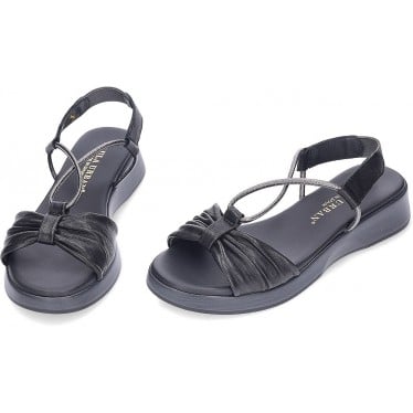 Sandalia PAULA URBAN Sunset 30-718 NEGRO