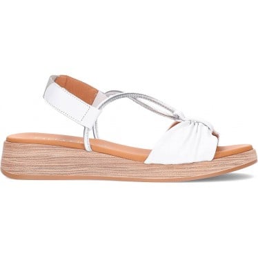 Sandalia PAULA URBAN Sunset 30-718 BLANCO_PLATA