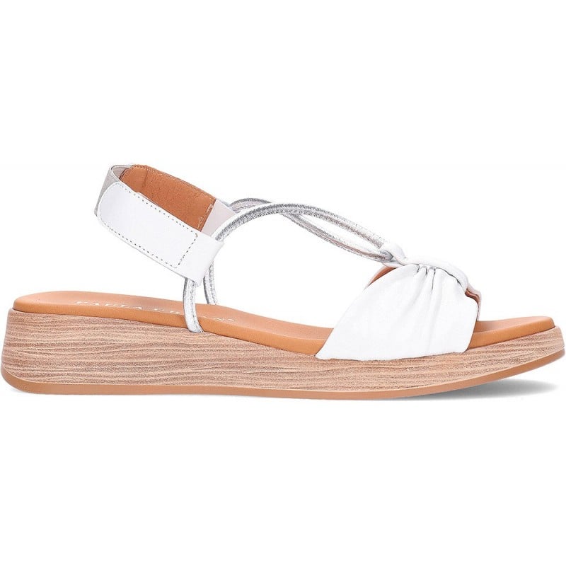 Sandalia PAULA URBAN Sunset 30-718 BLANCO_PLATA