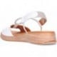 Sandalia PAULA URBAN Sunset 30-718 BLANCO_PLATA