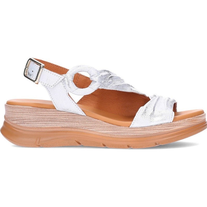 Sandalia de mujer PAULA URBAN Picasso 24728 BLANCO