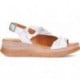 Sandalia de mujer PAULA URBAN Picasso 24728 BLANCO