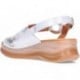 Sandalia de mujer PAULA URBAN Picasso 24728 BLANCO