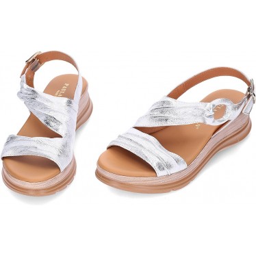 Sandalia de mujer PAULA URBAN Picasso 24728 BLANCO