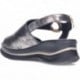 Sandalia de mujer PAULA URBAN Picasso 24728 NEGRO