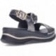 Sandalia de mujer PAULA URBAN Picasso 24728 NEGRO
