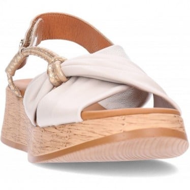 Sandalia de mujer PAULA URBAN 33-416 OFF_PLATINO