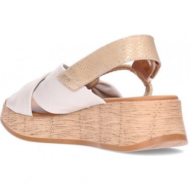 Sandalia de mujer PAULA URBAN 33-416 OFF_PLATINO