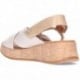 Sandalia de mujer PAULA URBAN 33-416 OFF_PLATINO