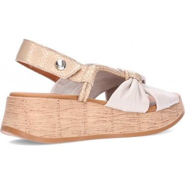 Sandalia de mujer PAULA URBAN 33-416 OFF_PLATINO