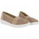 Mocasines para mujer Doctor Cutillas 38474 Troquelado Flores NUDE