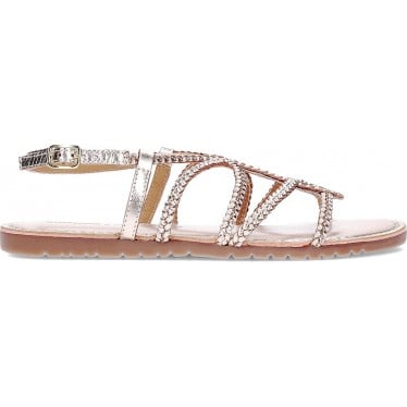 Sandalias de mujer GIOSEPPO Orland 75107 PLATINUM