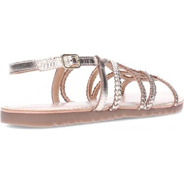 Sandalias de mujer GIOSEPPO Orland 75107 PLATINUM