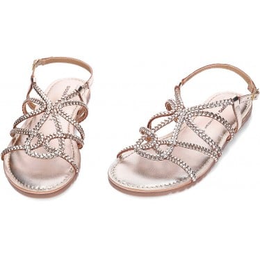 Sandalias de mujer GIOSEPPO Orland 75107 PLATINUM