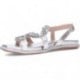Sandalias para mujer LAURA VITA MAXINE04 ARGENT
