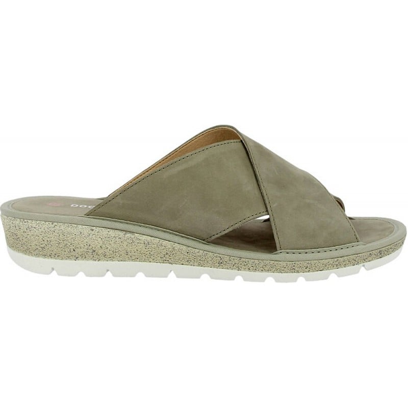 Sandalias para mujer Doctor Cutillas 35337 Cross TAUPE